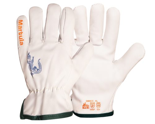 Martula Rigger Cut 5/F Leather Safety Gloves at Your Safety Factory